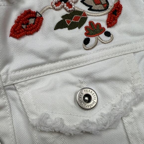 ALBERTA FERRETTI Denim Beaded Vest - Picture 9 of 9